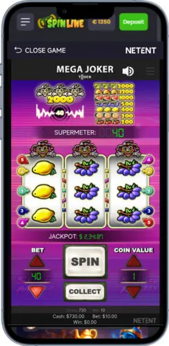 Mega Joker – skärmdump 4