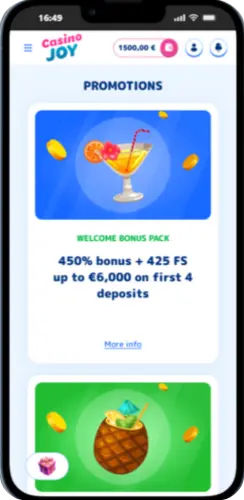 Claim your welcome bonus