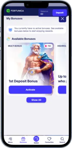 Claim je welkomstbonus